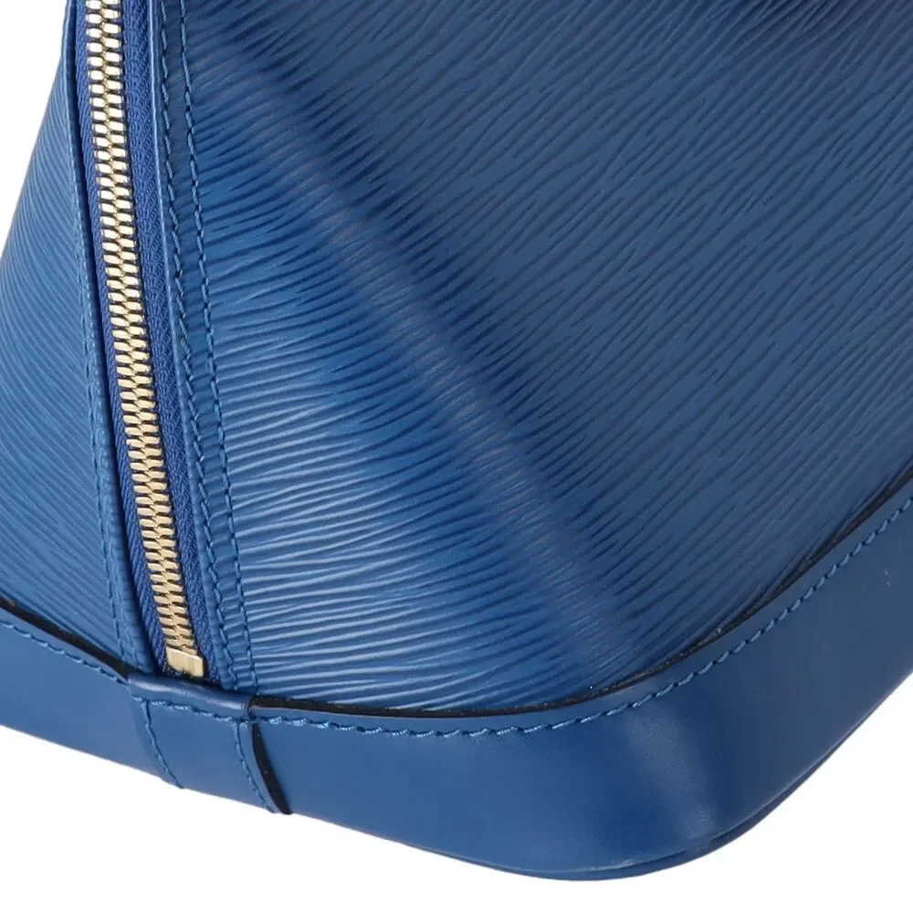 Louis Vuitton Alma Epi Handbag M52145 Toledo Blue Epi Leather